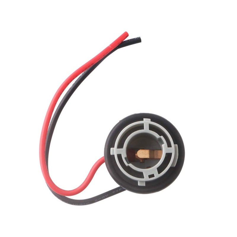 GLL Standard 1156 LED Bulbs Socket Holder Auto Car Plastic Waterproof Turn Signal Tail Stop Rear Brake Light Base Harness Plugs Connectors Pre-wired Wiring Sockets - Image 3
